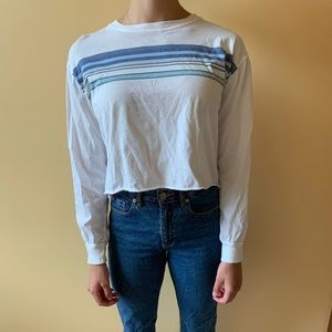 White Long-Sleeved Top